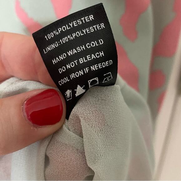 BUDDY LOVE • Pink + Grey Leopard Animal Print Lace Up Front Dress - Picture 3 of 6